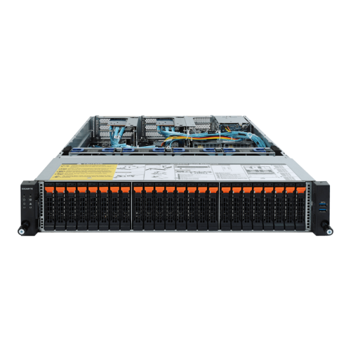 Server Gigabyte R282-Z92 V100, No CPU, No RAM, No HDD, No RAID, PSU 2x 1600W, No OS