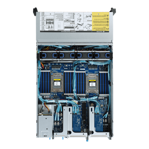 Server Gigabyte R282-Z92 V100, No CPU, No RAM, No HDD, No RAID, PSU 2x 1600W, No OS