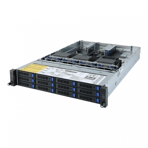 Server Gigabyte R282-Z93 V115, No CPU, No RAM, No HDD, No RAID, PSU 2x 2000W, No OS
