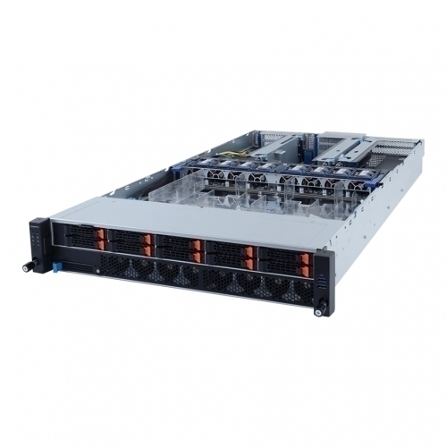 Server Gigabyte R292-4S0 V100, No CPU, No RAM, No HDD, Intel C621A, PSU 2x 3200W, No OS