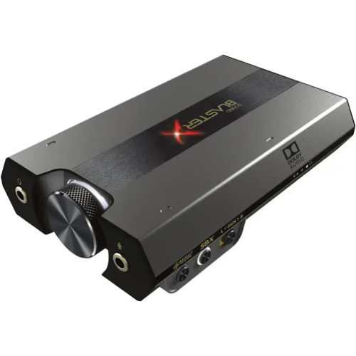 CREATIVE Sound BlasterX G6 - USB-C 7.1HD Audio Card w/Headphone Amplif