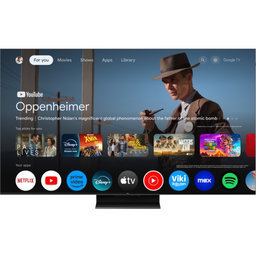 Televizor QD-MiniLED TCL Smart 75C765 Seria C765, 75 inch, Ultra HD 4K, Black