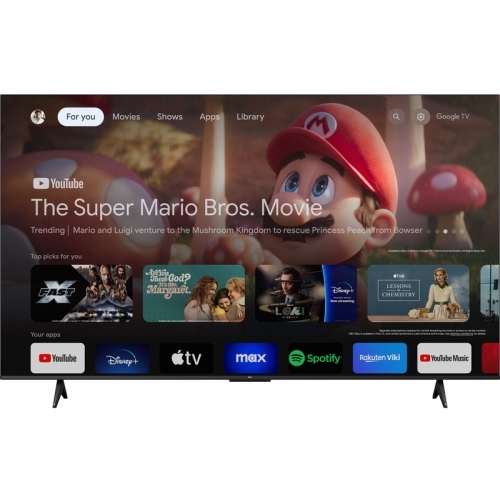 Televizor LED TCL Smart 75V6B Seria V6B, 75inch, Ultra HD 4K, Black