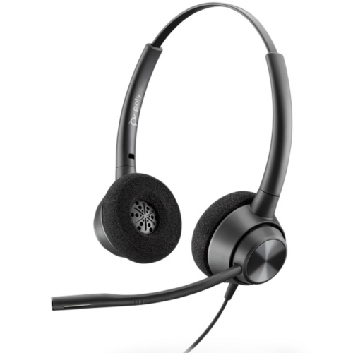 Casti cu microfon Poly by HP EncorePro 320 Stereo, USB-C, Black