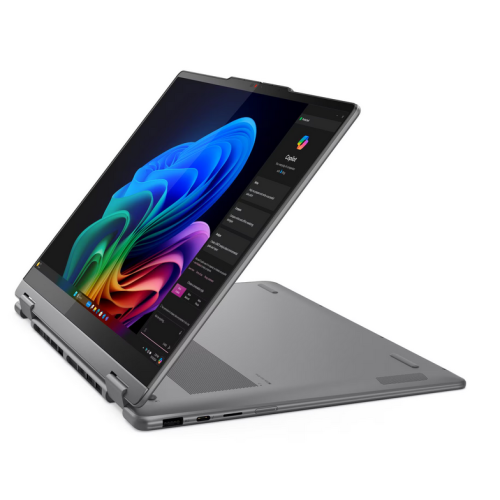 Laptop 2-in-1 Lenovo Yoga 7 14ILL10, Intel Core Ultra 7 256V, 14 inch, RAM 16GB, SSD 1TB, Intel Arc Graphics 140V, Windows 11 Pro, Luna Grey