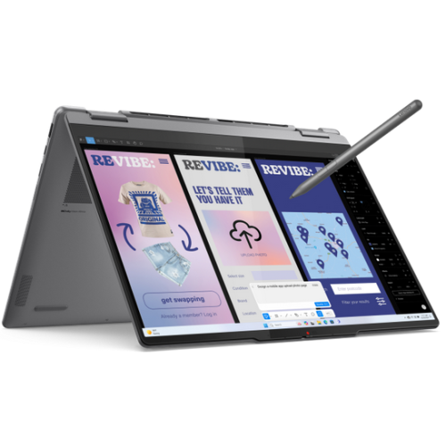 Laptop 2-in-1 Lenovo Yoga 7 14ILL10, Intel Core Ultra 7 258V, 14 inch Touch, RAM 32GB, SSD 1TB, Intel Arc Graphics 140V, Windows 11 Pro, Luna Grey