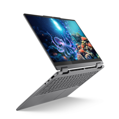 Laptop 2-in-1 Lenovo Yoga 7 14ILL10, Intel Core Ultra 7 258V, 14 inch Touch, RAM 32GB, SSD 1TB, Intel Arc Graphics 140V, Windows 11 Pro, Luna Grey