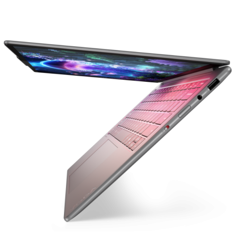 Laptop Lenovo Yoga Slim 7 14ILL10, Intel Core Ultra 7 258V, 14 inch, RAM 32GB, SSD 1TB, Intel Arc Graphics 140V, Windows 11 Pro, Luna Grey