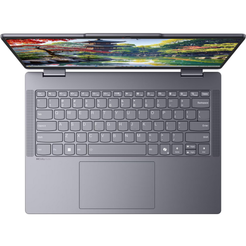 Laptop 2-in-1 Lenovo IdeaPad 5 14IAL10, Intel Core Ultra 7 255U, 14 inch Touch, RAM 16GB, SSD 512GB, Intel Graphics, No OS, Luna Grey