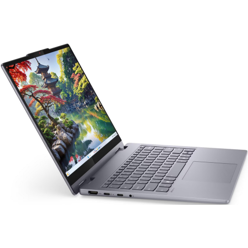 Laptop 2-in-1 Lenovo IdeaPad 5 14IAL10, Intel Core Ultra 7 255U, 14 inch Touch, RAM 16GB, SSD 512GB, Intel Graphics, No OS, Luna Grey