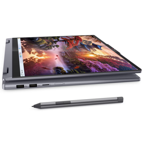Laptop 2-in-1 Lenovo IdeaPad 5 16AKP10, AMD Ryzen AI 7 350, 16 inch Touch, RAM 16GB, SSD 1TB, AMD Radeon 860M Graphics, Windows 11, Luna Grey