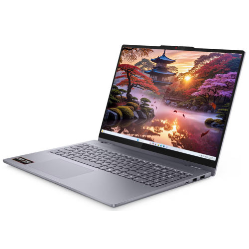 Laptop 2-in-1 Lenovo IdeaPad 5 16AKP10, AMD Ryzen AI 7 350, 16 inch Touch, RAM 16GB, SSD 1TB, AMD Radeon 860M Graphics, Windows 11, Luna Grey