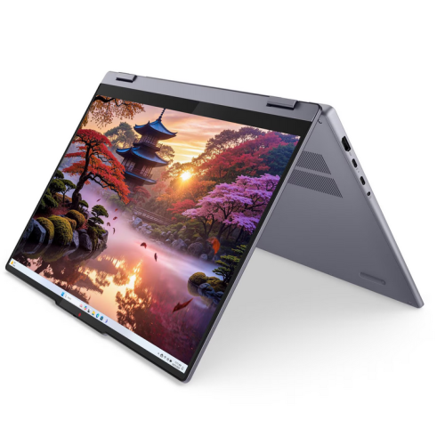 Laptop 2-in-1 Lenovo IdeaPad 5 16AKP10, AMD Ryzen AI 7 350, 16 inch Touch, RAM 16GB, SSD 1TB, AMD Radeon 860M Graphics, Windows 11, Luna Grey