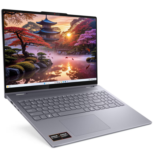Laptop 2-in-1 Lenovo IdeaPad 5 16AKP10, AMD Ryzen AI 7 350, 16 inch Touch, RAM 16GB, SSD 1TB, AMD Radeon 860M Graphics, Windows 11, Luna Grey