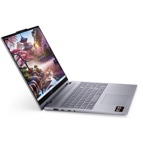 Laptop 2-in-1 Lenovo IdeaPad 5 16AKP10, AMD Ryzen AI 7 350, 16 inch Touch, RAM 16GB, SSD 1TB, AMD Radeon 860M Graphics, Windows 11, Luna Grey