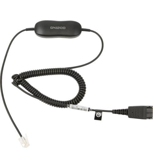Cablu adapter Jabra GN 1200 CC, QD to RJ10, 2m, Black
