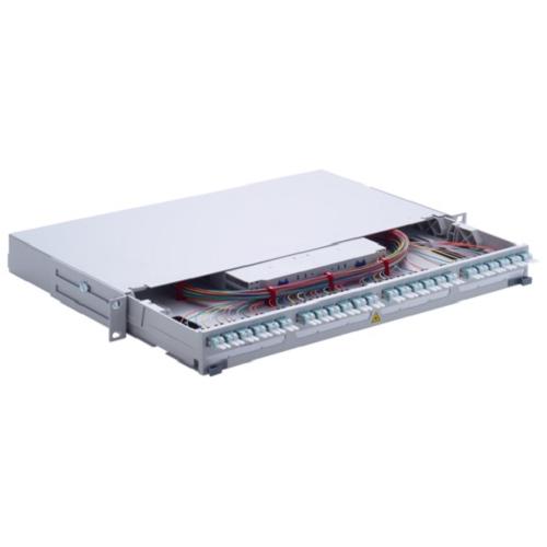Patch Panel R&M R816237, 19inch, 1U, 6 porturi, Fibra optica, Grey