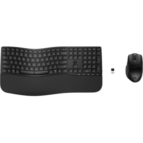 Kit Wireless HP 685 Comfort Dual-Mode - Tastatura, USB Wireless/Bluetooth, Black + Mouse Optic, USB Wireless/Bluetooth, Black