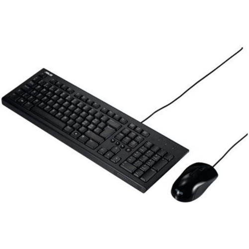 KEYBOARD +MOUSE OPTICAL U2000/ENG BK 90-XB1000KM001K0- ASUS