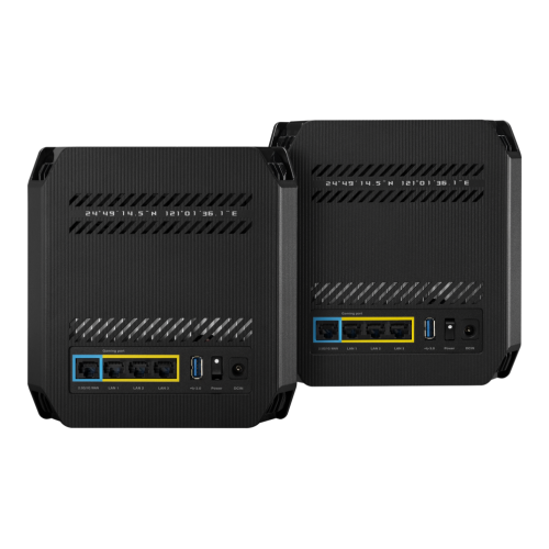 Router Wireless ASUS ROG Rapture GT6 Black, 3x LAN, 2bucati
