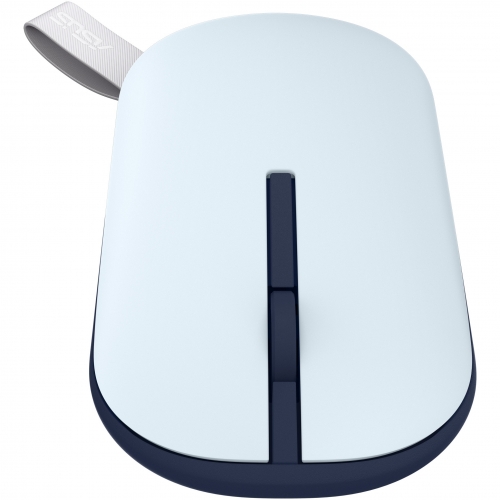 Mouse Optic ASUS Marshmallow MD100, USB Wireless/Bluetooth, Quiet Blue-Solar Blue