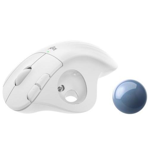 Mouse Optic Logitech ERGO M575 Trackball, USB Wireless, Off-white