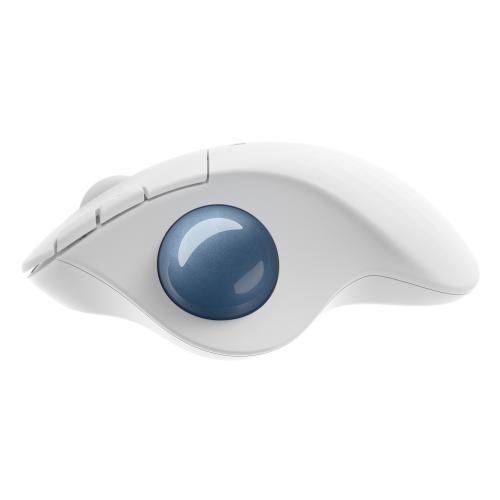 Mouse Optic Logitech ERGO M575 Trackball, USB Wireless, Off-white
