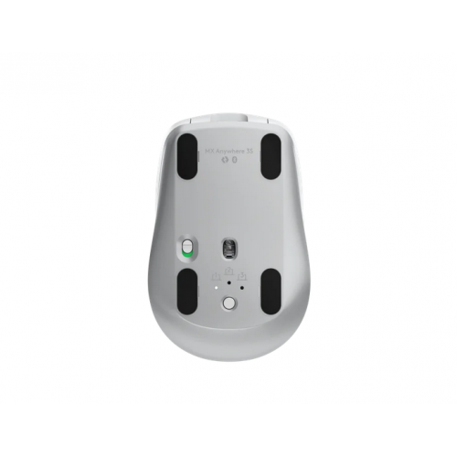 Mouse Optic Logitech MX Anywhere 3S, Bluetooth/USB Wireless, Pale Grey