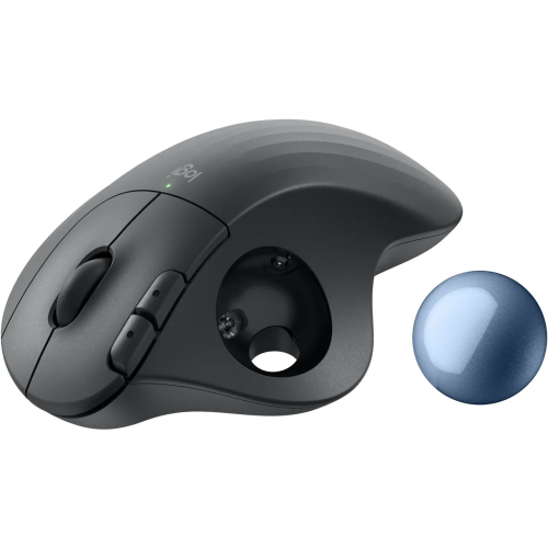 ERGO M575S WRLS TRACKBALL/GRAPHITE+BLUE BALL-EMEA28-935