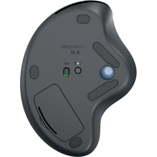 ERGO M575S WRLS TRACKBALL/GRAPHITE+BLUE BALL-EMEA28-935