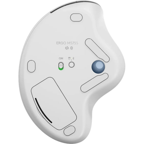 ERGO M575S WRLS TRACKBALL/OFFWHITE+BLUE BALL - EMEA28-935