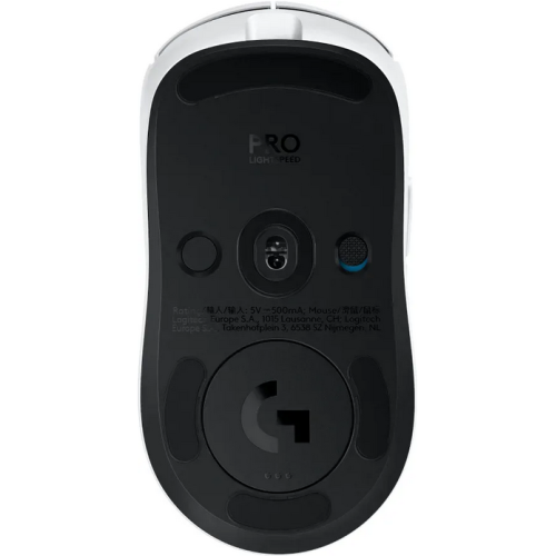 Mouse Optic Logitech G Pro 2 Lightspeed, USB Wireless/USB, White