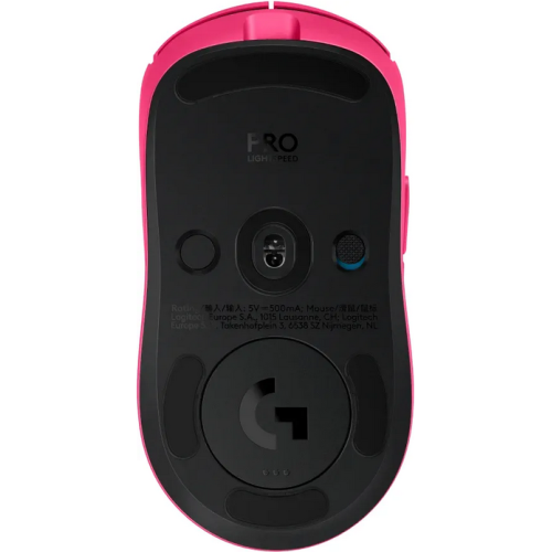 Mouse Optic Logitech G Pro 2 Lightspeed, USB Wireless/USB, Pink