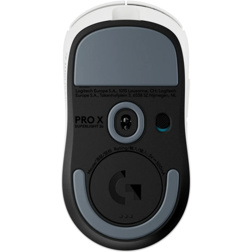 Mouse Optic Logitech G PRO X Superlight 2C, USB Wireless/USB, White
