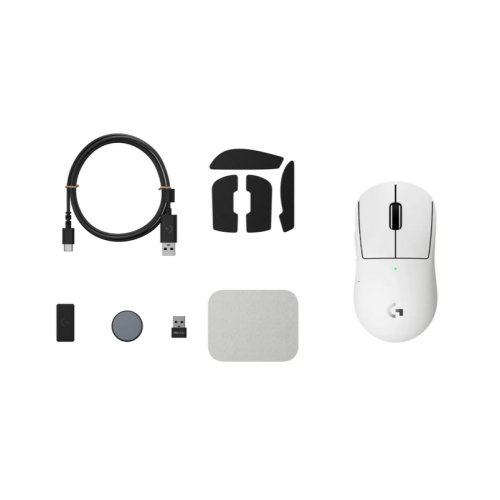 Mouse Optic Logitech G PRO X Superlight 2C, USB Wireless/USB, White