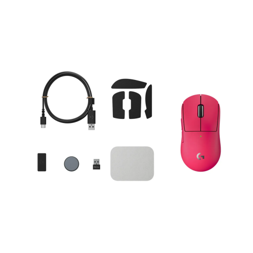 Mouse Optic Logitech G PRO X Superlight 2C, USB Wireless/USB, Pink