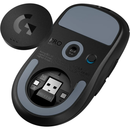 Mouse Optic Logitech G PRO X Superlight 2 SE, USB Wireless/USB, Black
