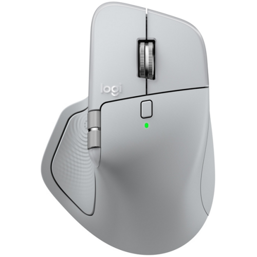 Mouse Laser Logitech MX Master 4, USB-C Wireless/Bluetooth, Pale Gray