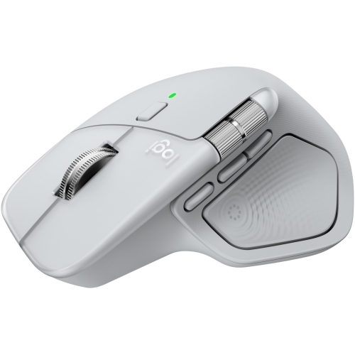 Mouse Laser Logitech MX Master 4, USB-C Wireless/Bluetooth, White Silver
