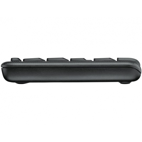 Kit Wireless Logitech MK220 - Tastatura, USB, Layout US, Black + Mouse Optic, USB Wireless, Black