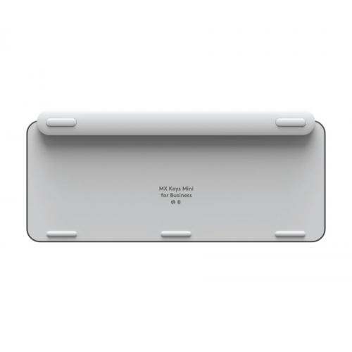 Tastatura MX Keys Mini for Business, White LED, Bluetooth, Layout UK, Pale Grey