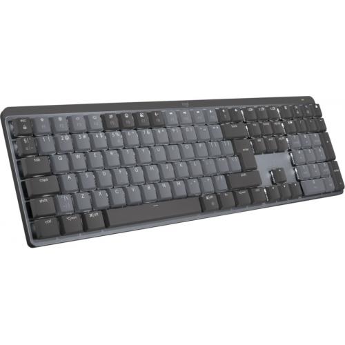 Tastatura Wireless Logitech MX MECHANICAL, Bluetooth/USB, US Layout, Graphite