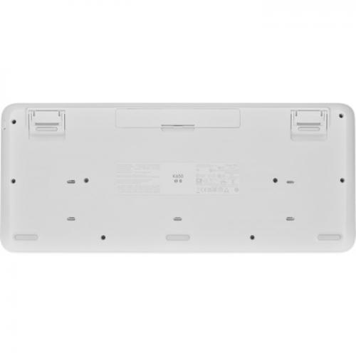 Tastatura Wireless Logitech Signature K650, Bluetooth/USB, Layout UK, Off-White