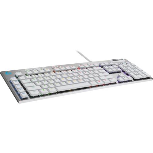 Tastatura Logitech G815 GL Tactile Switch, RGB LED, USB, Layout US, White