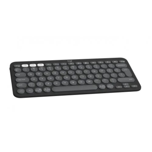 Tastatura Logitech Pebble Keys 2 K380s, Bluetooth, Layout UK, Tonal Graphite