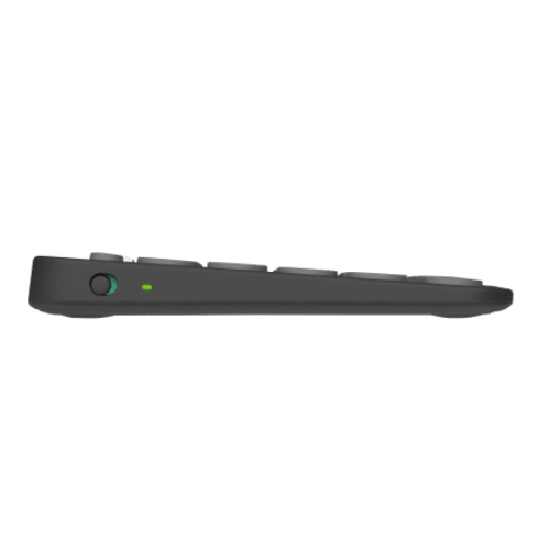 Tastatura Logitech Pebble Keys 2 K380s, Bluetooth, Layout UK, Tonal Graphite