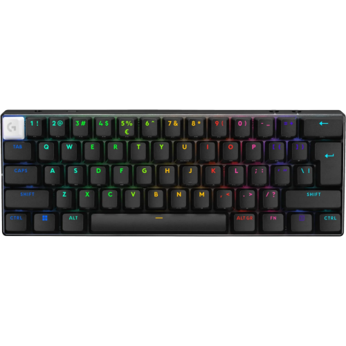 PROX60 LIGHTSP WRLS G KEYB TACT/BLACK - US INTL - EMEA28-935