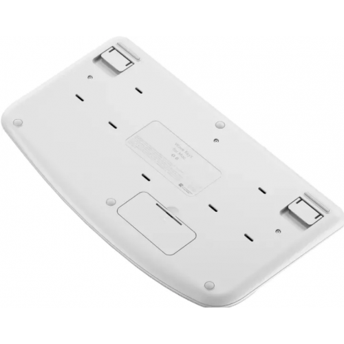 Tastatura Logitech Wave Keys for Mac, USB Wireless/Bluetooth, Layout UK, Off-white