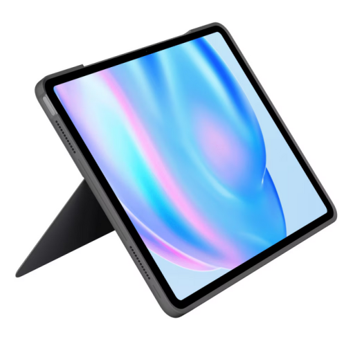 Husa/Stand Logitech Combo Touch pentru iPad Air de 13 inch (M2), Oxford Grey