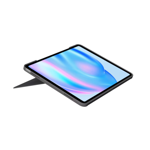 Husa/Stand Logitech Combo Touch pentru iPad Air de 13 inch (M2), Oxford Grey